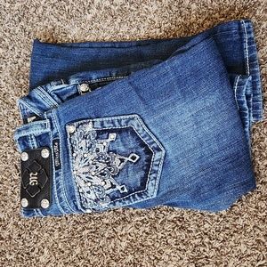 Miss me girls skinny jeans size 14